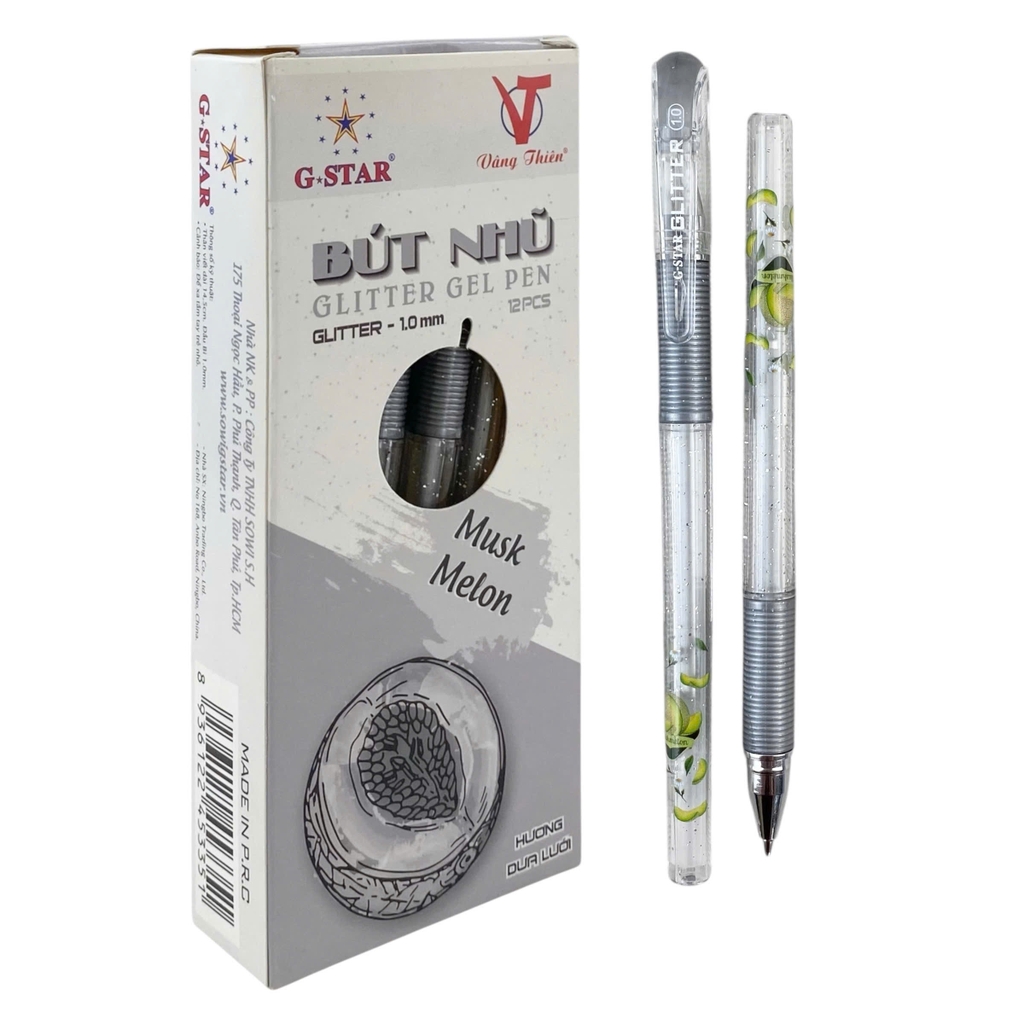 Bút gel kim tuyến Gstar Glitter (12/120)