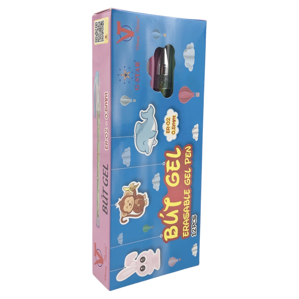 Bút gel xóa được Gstar ER-02 tím (12)