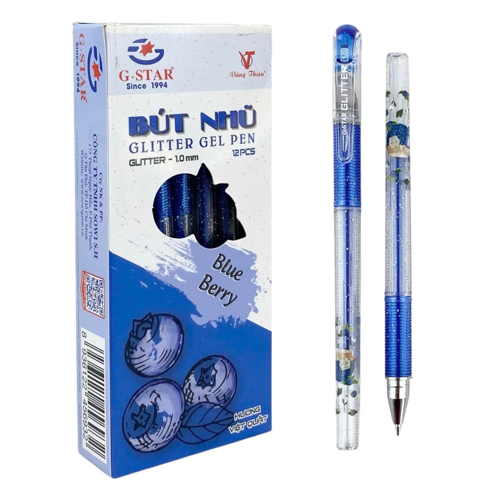 Bút gel kim tuyến Gstar Glitter (12/120)