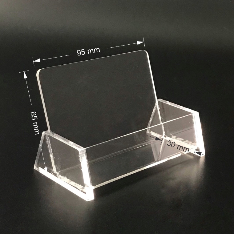 Kệ đựng namecard mica Enter B01 / B02 / B03, Kệ danh thiếp, Card holder để bàn (20)