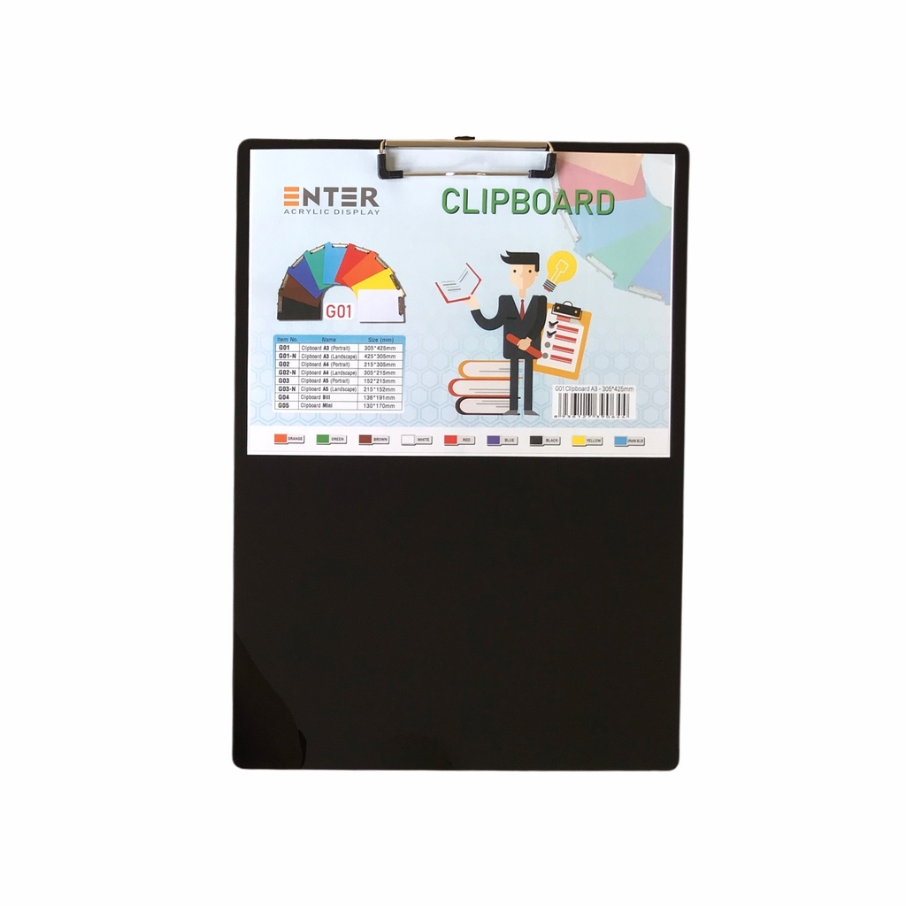 Bìa trình ký mica Enter G01 31.5x43cm A3 đứng (20)