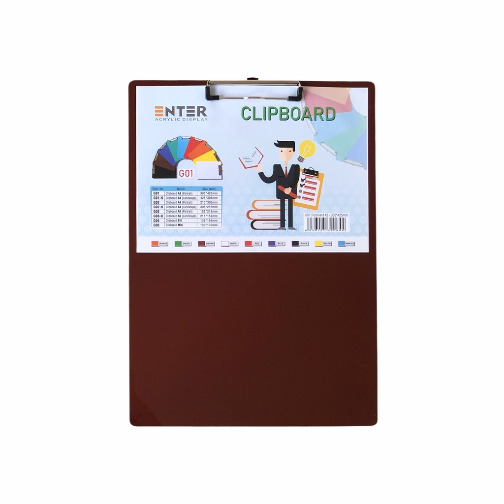 Bìa trình ký mica Enter G01 31.5x43cm A3 đứng (20)