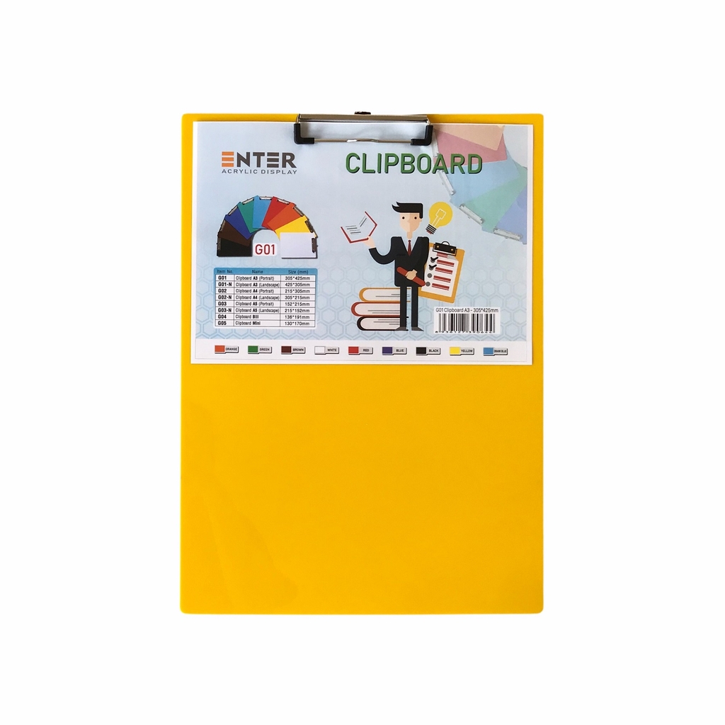 Bìa trình ký mica Enter G01 31.5x43cm A3 đứng (20)