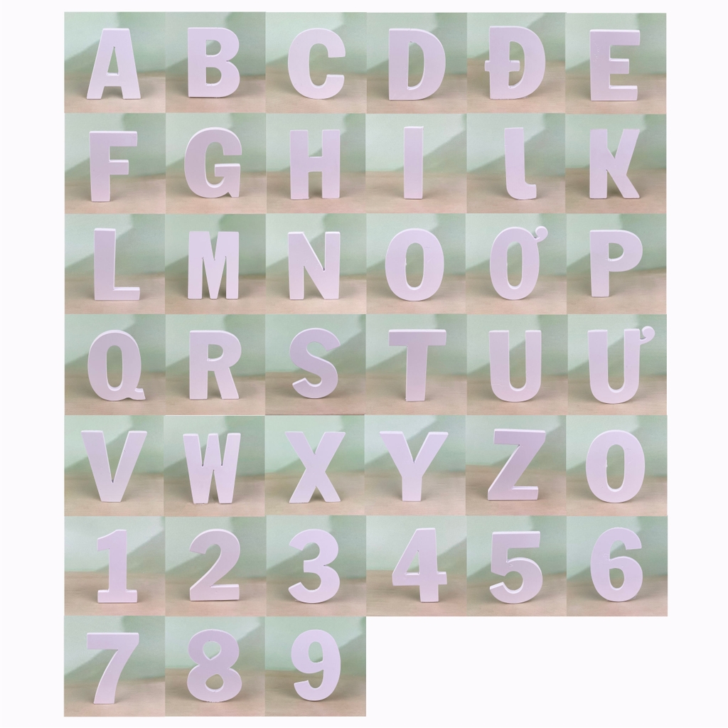 Chữ số formex 20cm dày 5mm