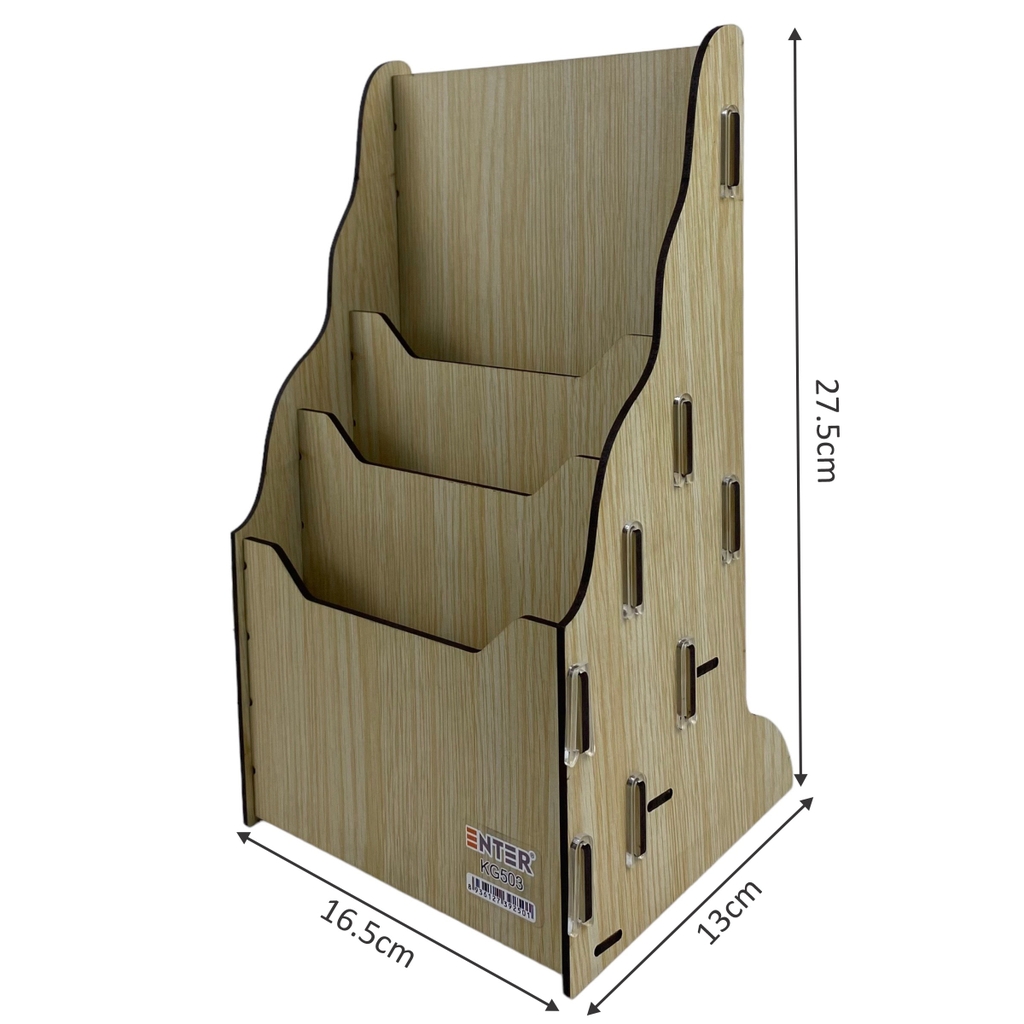 Kệ gỗ 3 ngăn Enter Enter KG503 A5 lắp ráp