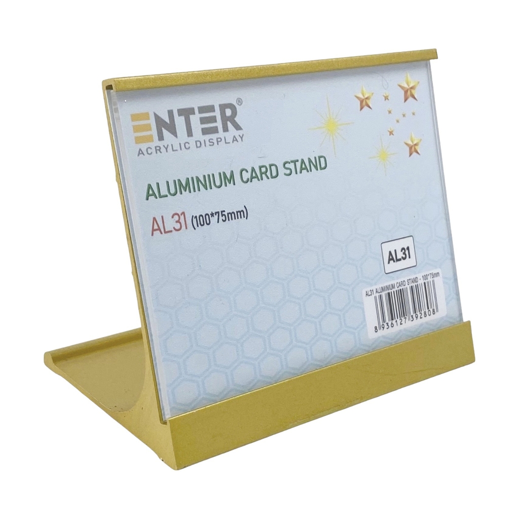 Bảng thông tin để bàn nhôm Enter AL31 100x75mm, Khung thông tin sản phẩm, Khung bảng giá, Kệ trưng bày để bàn (20)