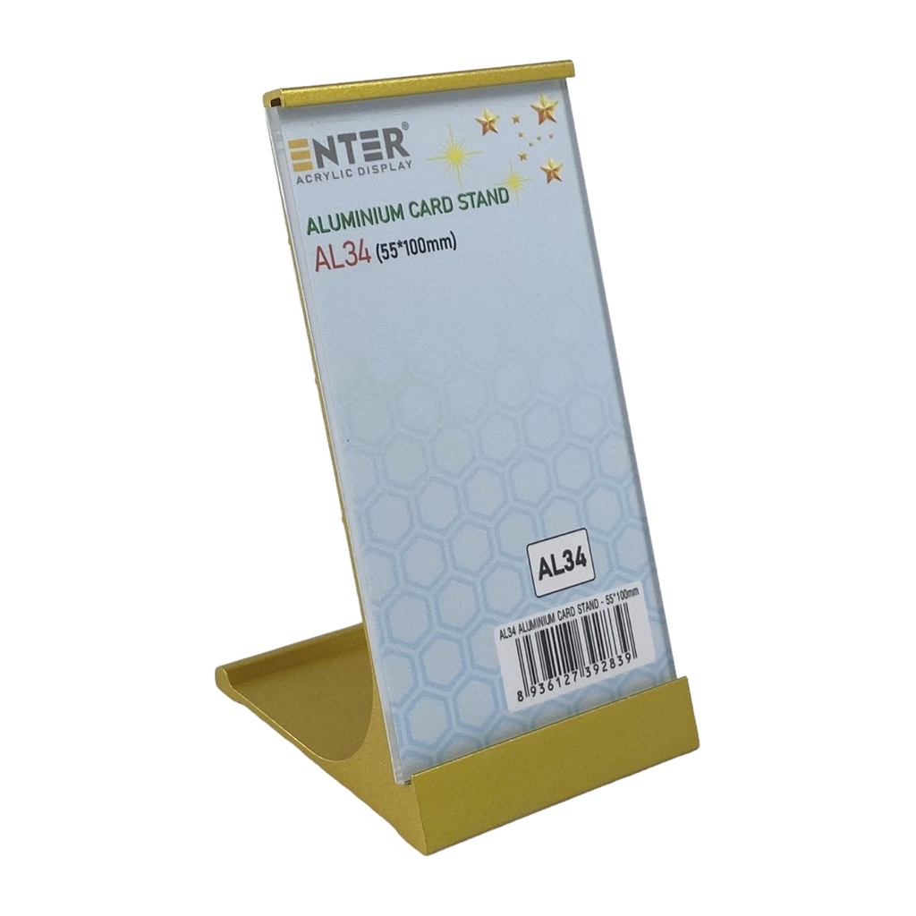 Bảng thông tin để bàn nhôm Enter AL34 55x100mm, Khung thông tin sản phẩm, Khung bảng giá, Kệ trưng bày để bàn (20)