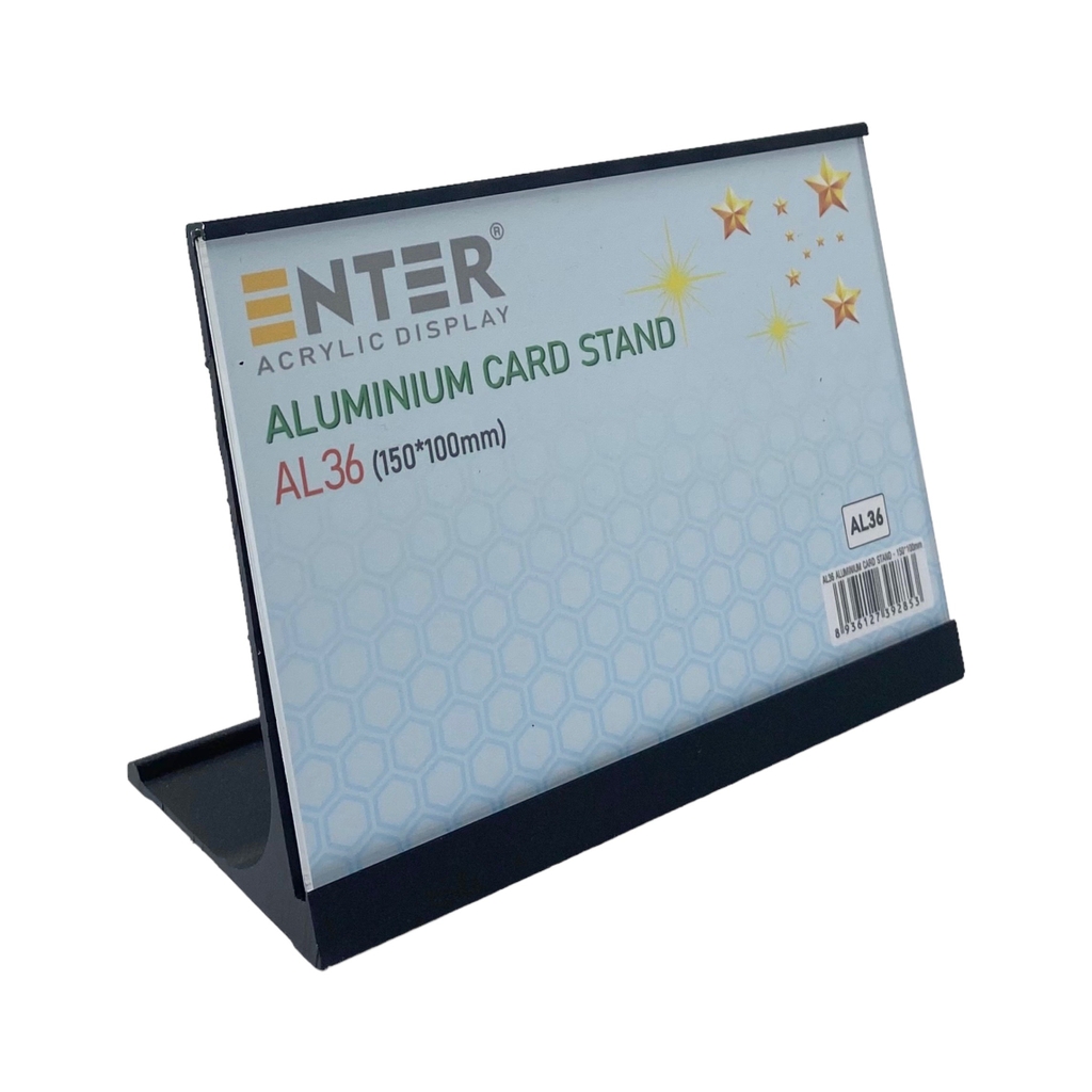 Bảng thông tin để bàn nhôm Enter AL36 150x100mm, Khung thông tin sản phẩm, Khung bảng giá, Kệ trưng bày để bàn (20)