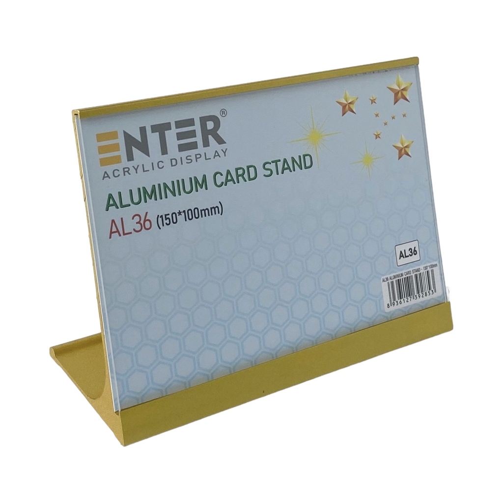 Bảng thông tin để bàn nhôm Enter AL36 150x100mm, Khung thông tin sản phẩm, Khung bảng giá, Kệ trưng bày để bàn (20)