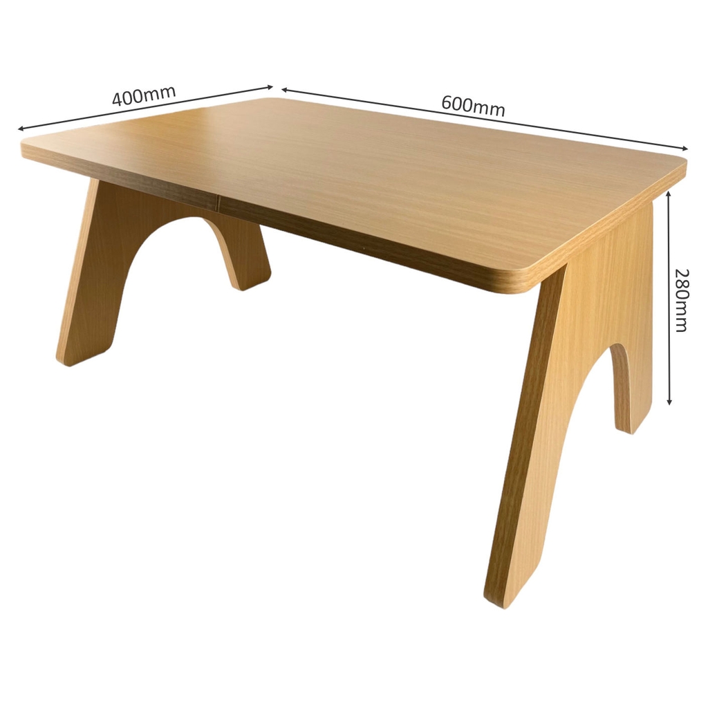 Bàn gỗ xếp Enter BG101 60x40x28cm, Bàn học gấp gọn, Bàn bệt tiện lợi, Bàn trà xếp gọn