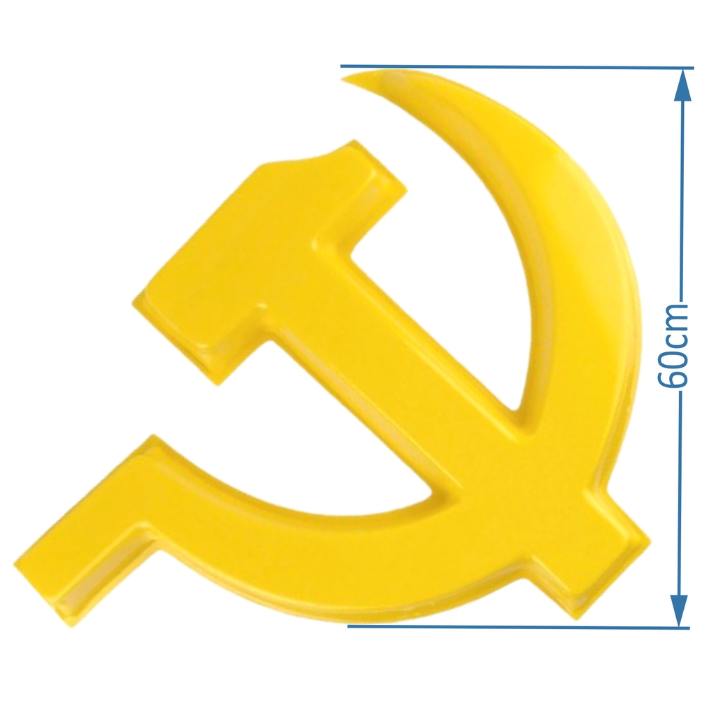 Búa liềm mica vàng 2mm hút nổi BLM20 / BLM30 / BLM40 / BLM50 / BLM60