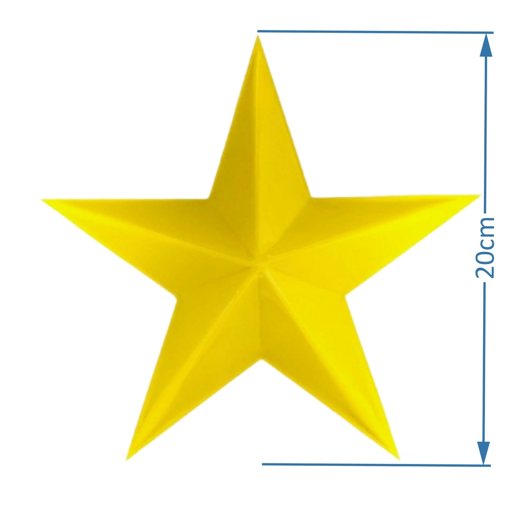 Ngôi sao mica vàng 2mm hút nổi NSM20 / NSM30 / NSM40 / NSM50 / NSM60