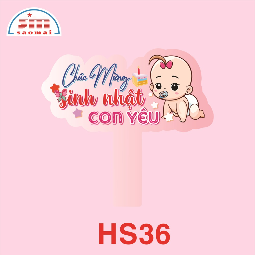 Hashtag cầm tay sinh nhật