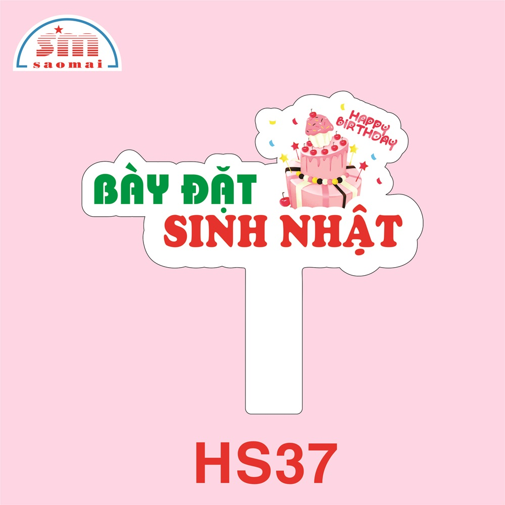 Hashtag cầm tay sinh nhật