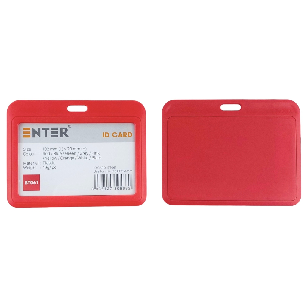 Bao đựng thẻ Enter BT061 86x54mm 1 mặt ngang