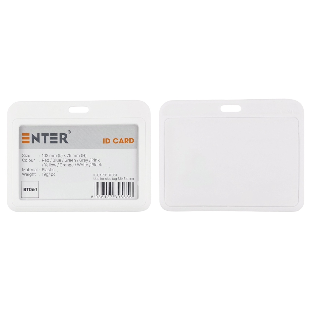Bao đựng thẻ Enter BT061 86x54mm 1 mặt ngang
