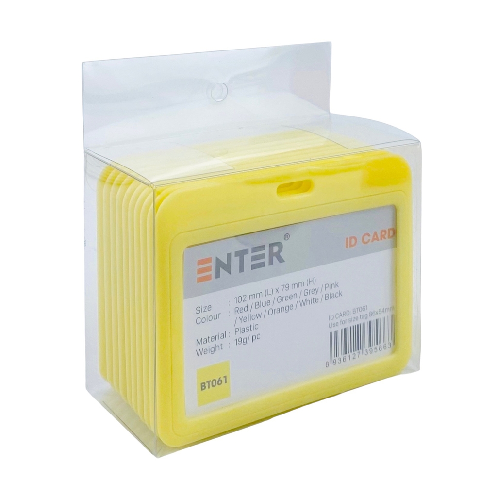 Bao đựng thẻ Enter BT061 86x54mm 1 mặt ngang