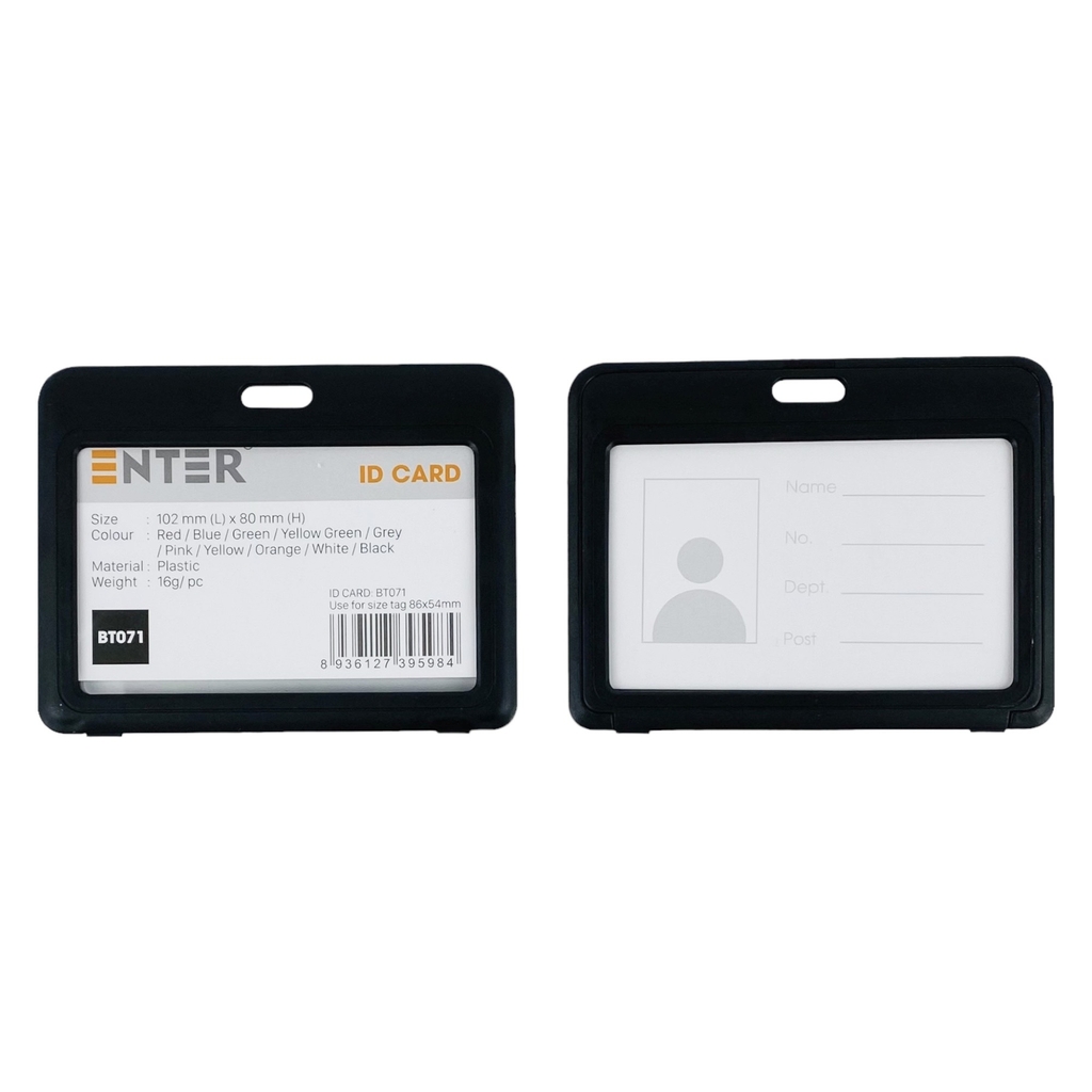 Bao đựng thẻ Enter BT071 86x54mm 2 mặt ngang