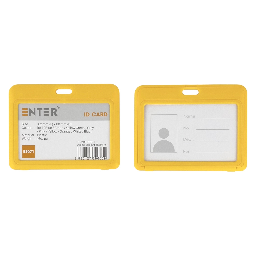 Bao đựng thẻ Enter BT071 86x54mm 2 mặt ngang
