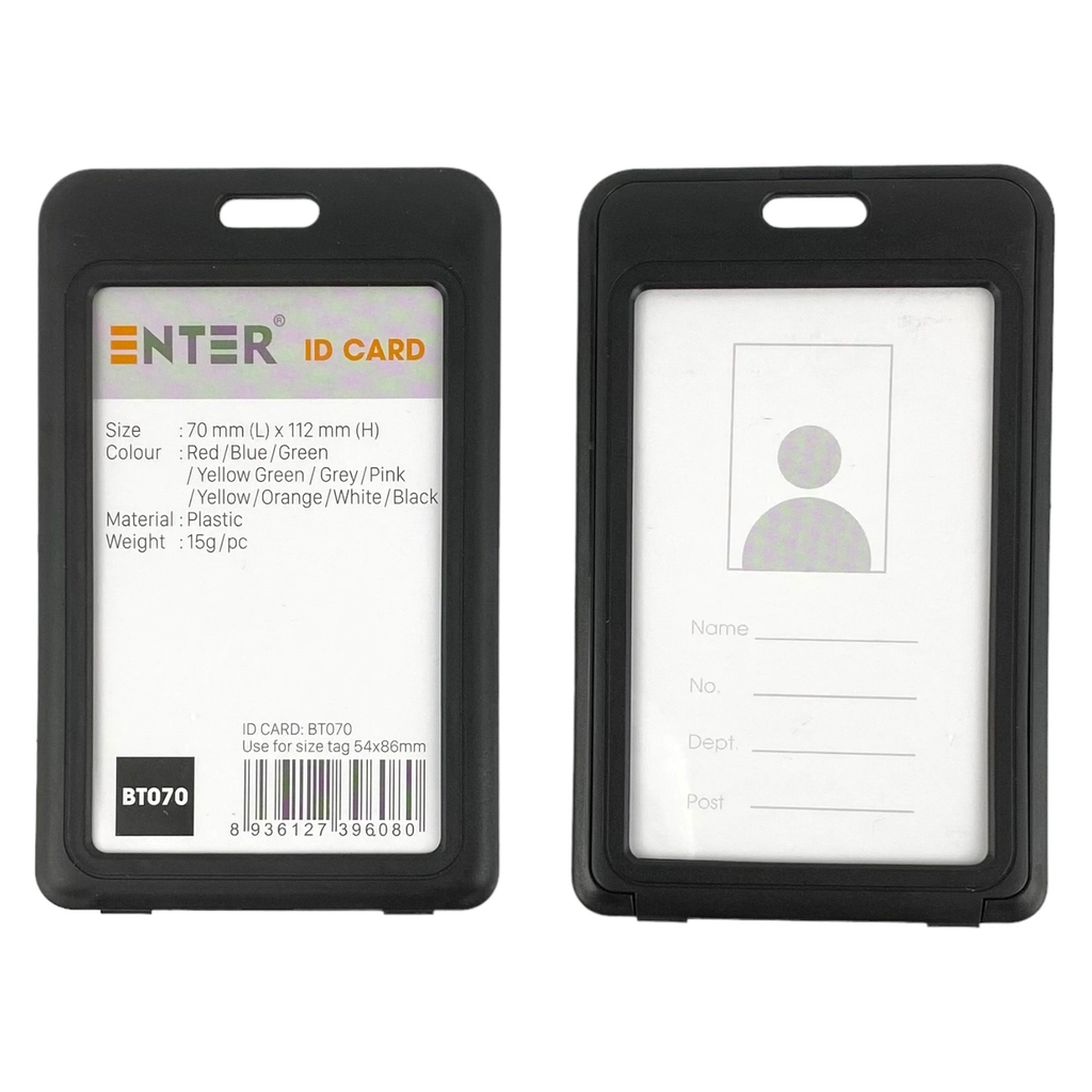 Bao đựng thẻ Enter BT070 54x86mm 2 mặt đứng