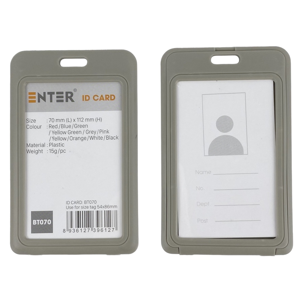 Bao đựng thẻ Enter BT070 54x86mm 2 mặt đứng