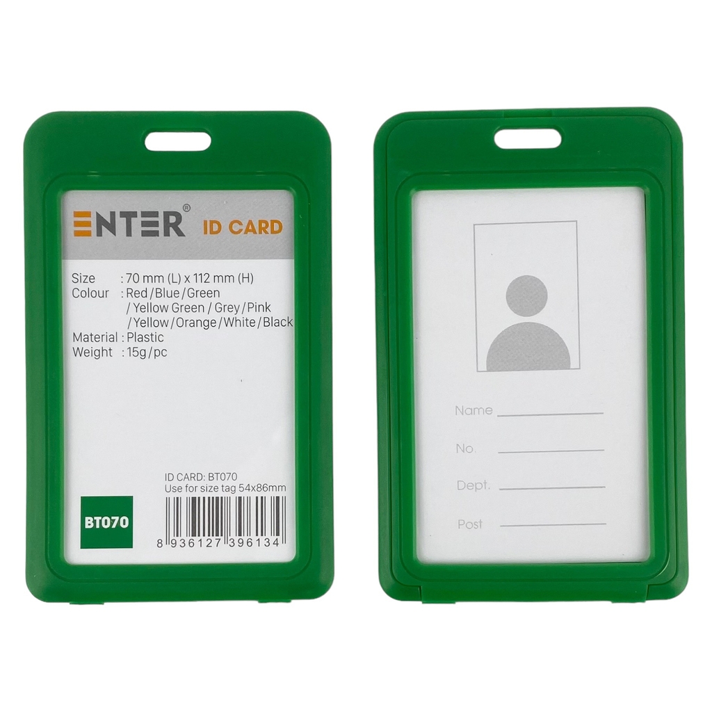 Bao đựng thẻ Enter BT070 54x86mm 2 mặt đứng