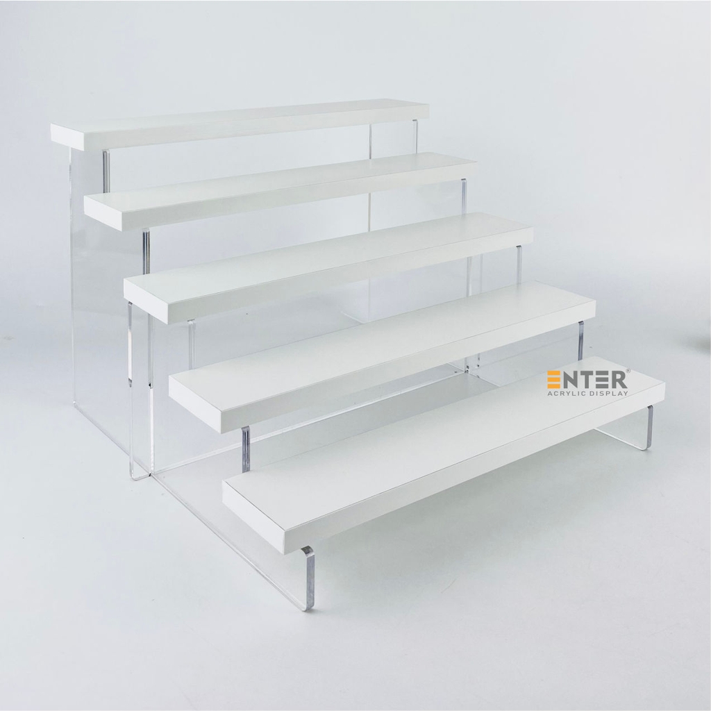 Kệ trưng bày Enter TB513 5 tầng 300x280x203mm, Kệ bậc thang để bàn, Kệ trưng bày nước hoa, mô hình