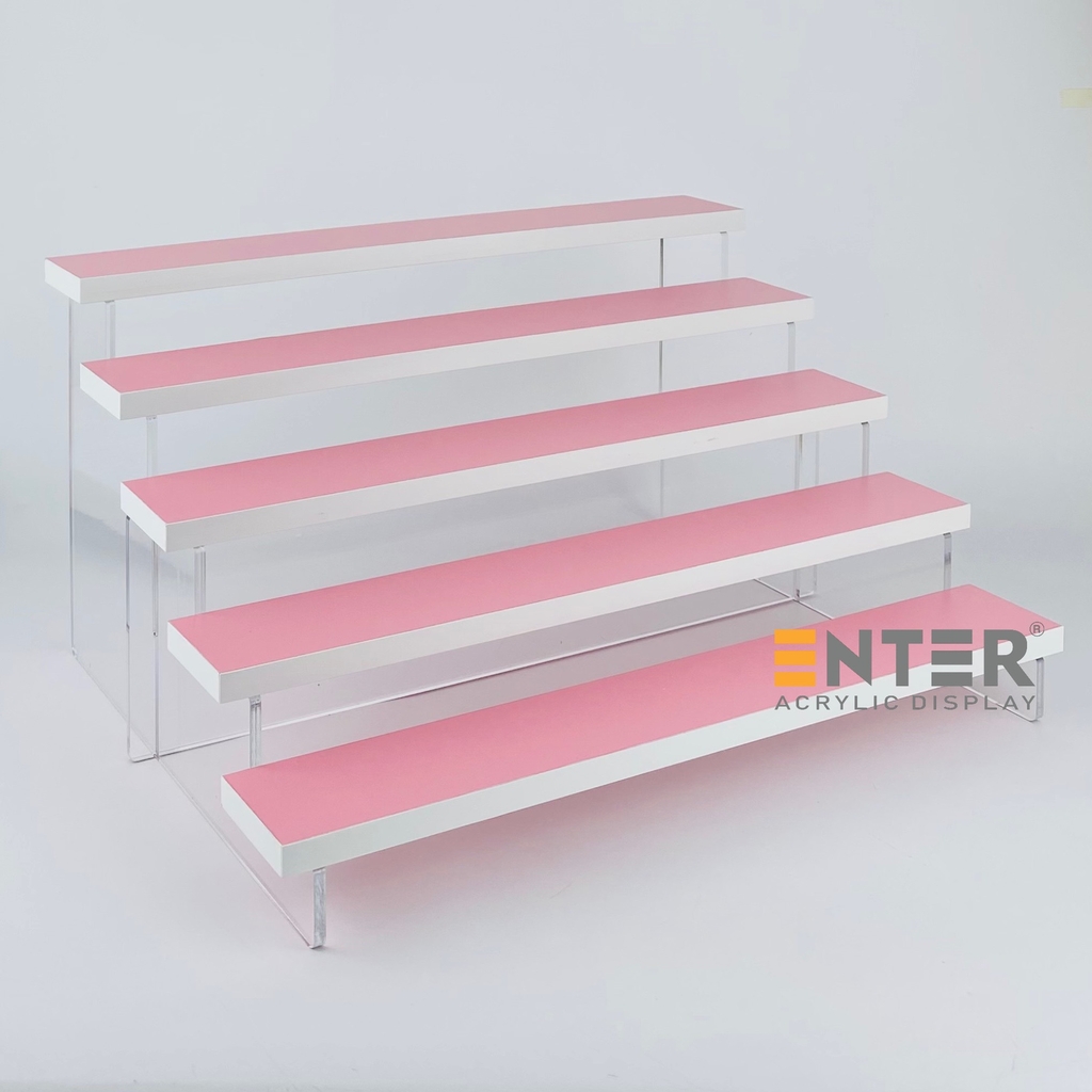 Kệ trưng bày Enter TB514 5 tầng 400x280x203mm, Kệ bậc thang để bàn, Kệ trưng bày nước hoa, mô hình