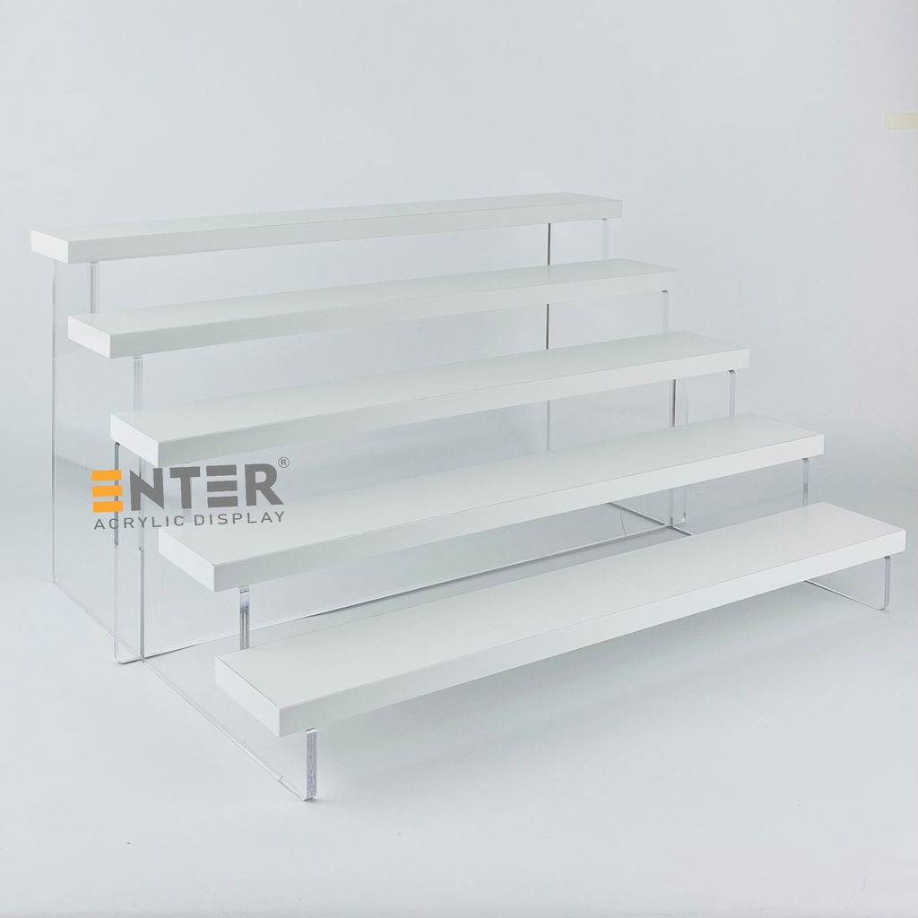Kệ trưng bày Enter TB514 5 tầng 400x280x203mm, Kệ bậc thang để bàn, Kệ trưng bày nước hoa, mô hình