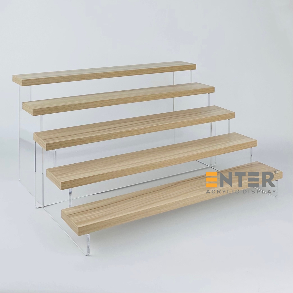 Kệ trưng bày Enter TB514 5 tầng 400x280x203mm, Kệ bậc thang để bàn, Kệ trưng bày nước hoa, mô hình
