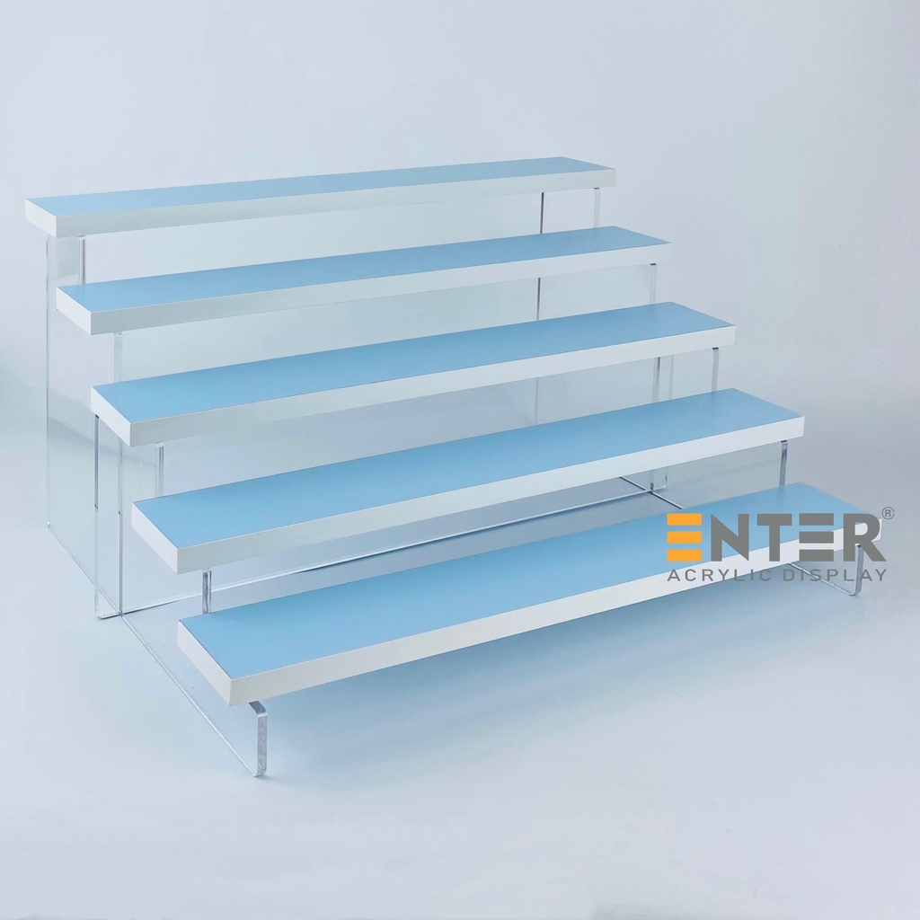 Kệ trưng bày Enter TB514 5 tầng 400x280x203mm, Kệ bậc thang để bàn, Kệ trưng bày nước hoa, mô hình