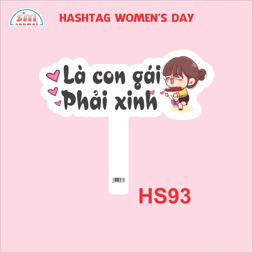 Hashtag cầm tay Women'S Day, Hashtag 8/3, Hashtag 20/10