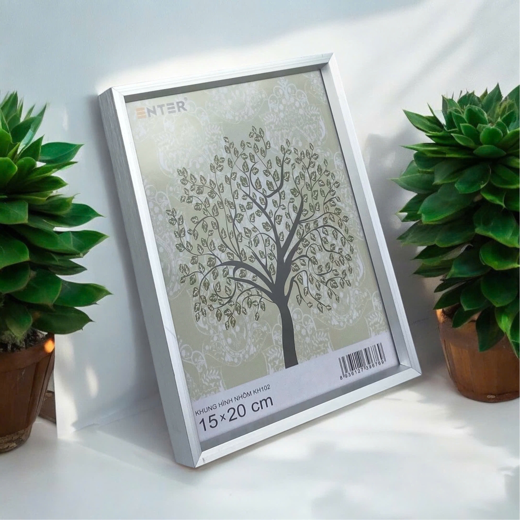 Khung hình nhôm Enter KH102 15x21cm
