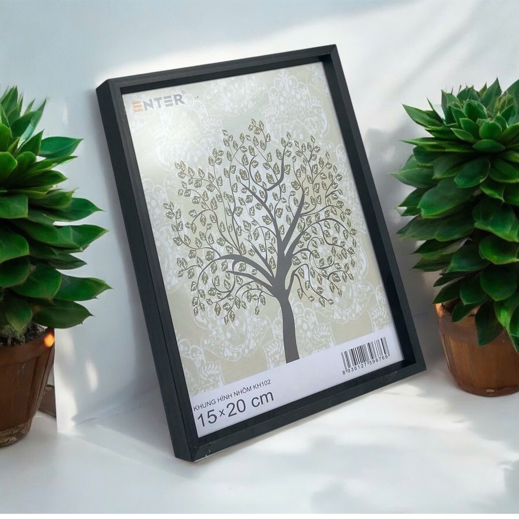 Khung hình nhôm Enter KH102 15x21cm