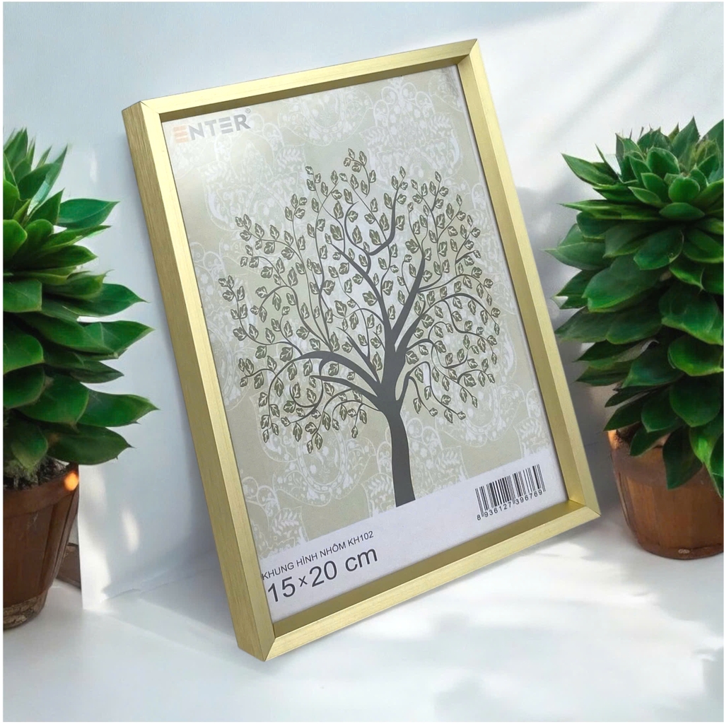 Khung hình nhôm Enter KH102 15x21cm