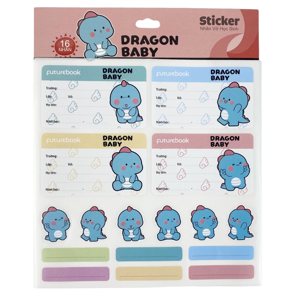 Nhãn tên kèm Sticker FT N101 / N103 75x45mm (50)