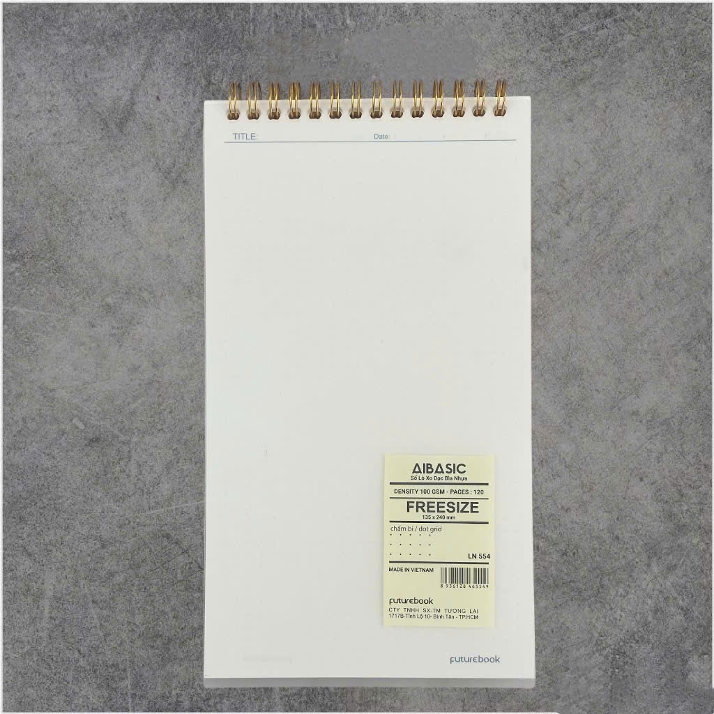 Sổ lò xo FT 13.5x24cm 120 trang 100gsm (60)