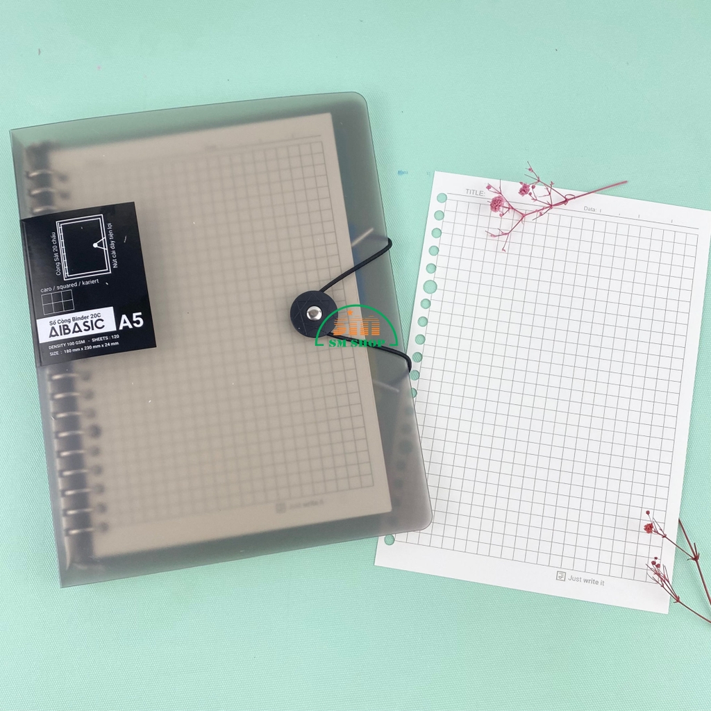 Sổ còng sắt FT 18x23cm 120 trang 100gsm A5 (25)