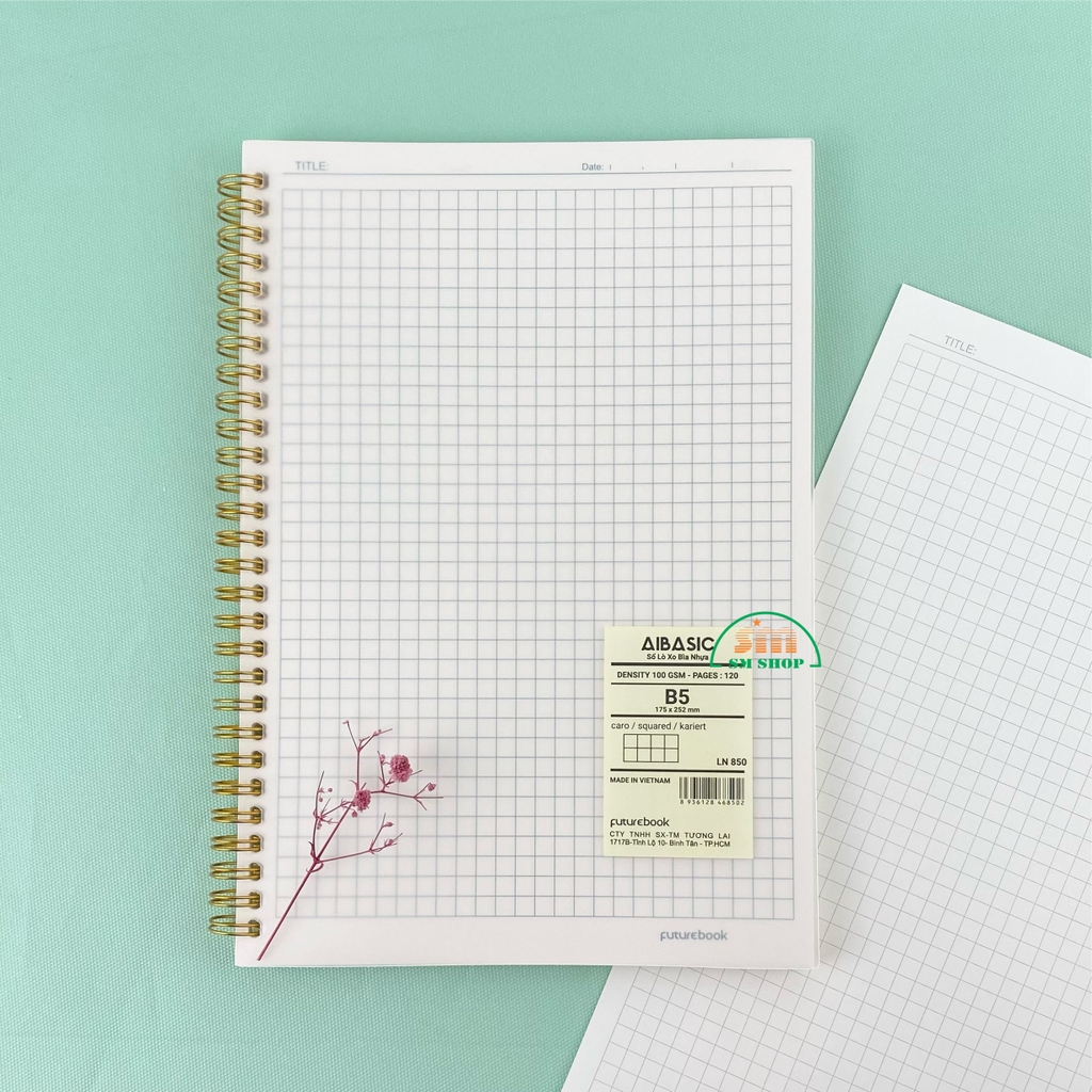 Sổ lò xo FT LN 854 17.5x25.2cm 120 trang 100gsm (60)