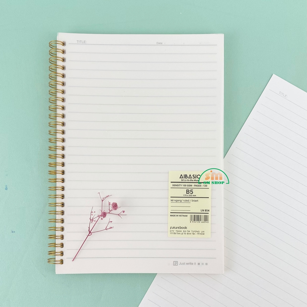 Sổ lò xo FT LN 854 17.5x25.2cm 120 trang 100gsm (60)
