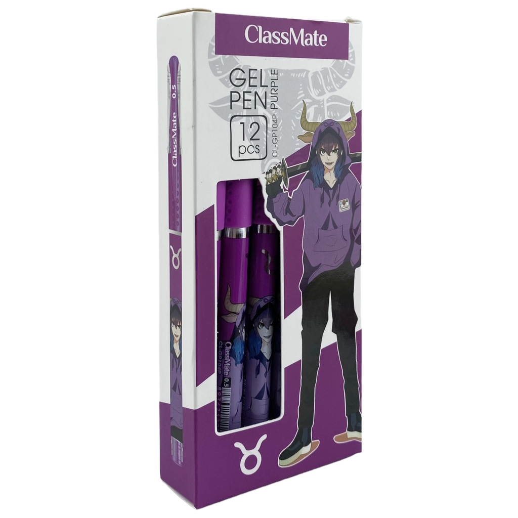 Bút gel ClassMate CL-GP104P tím (12)