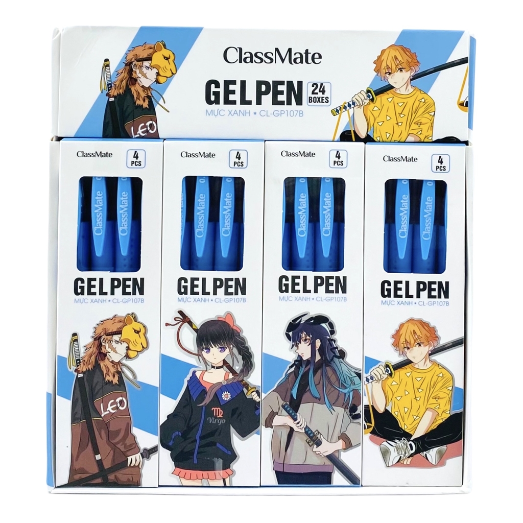 Bút gel ClassMate CL-GP107B /CL-GP107P (4/96)
