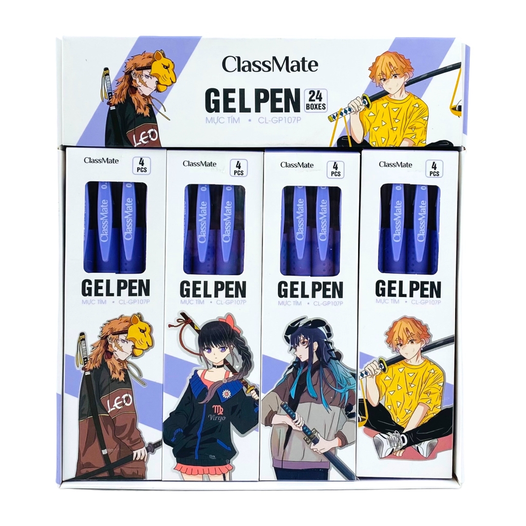 Bút gel ClassMate CL-GP107B /CL-GP107P (4/96)