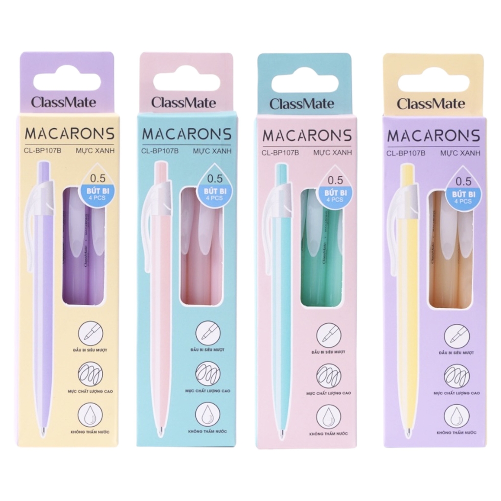 Bút bi ClassMate CL-BP107B xanh dương (4/96)