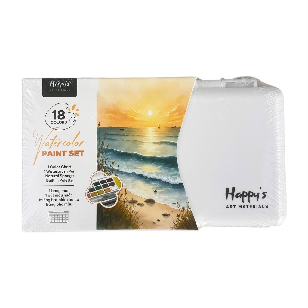 Màu nước Happy, Màu nước dạng nén, Watercolor