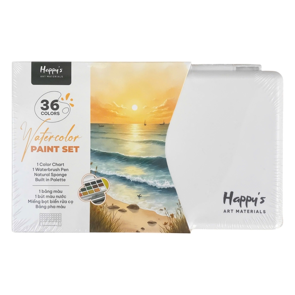 Màu nước Happy, Màu nước dạng nén, Watercolor