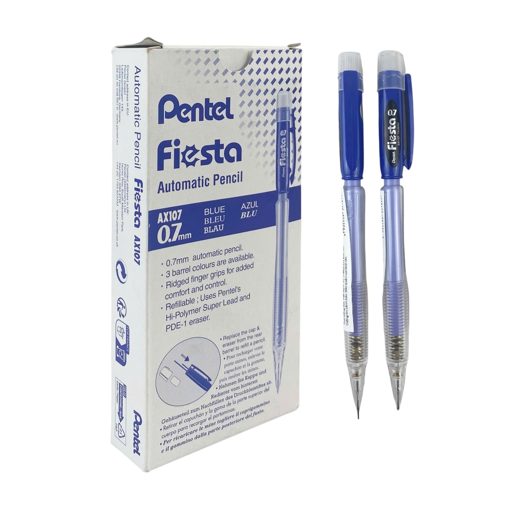 Bút chì bấm Pentel AX107 0.7mm, Bút chì ngòi, Viết chì kim (12/144)
