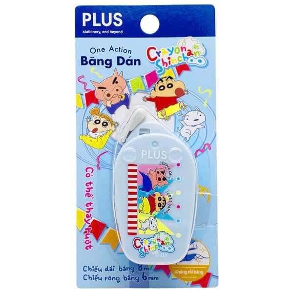 Băng keo 2 mặt dạng kéo Plus (10)