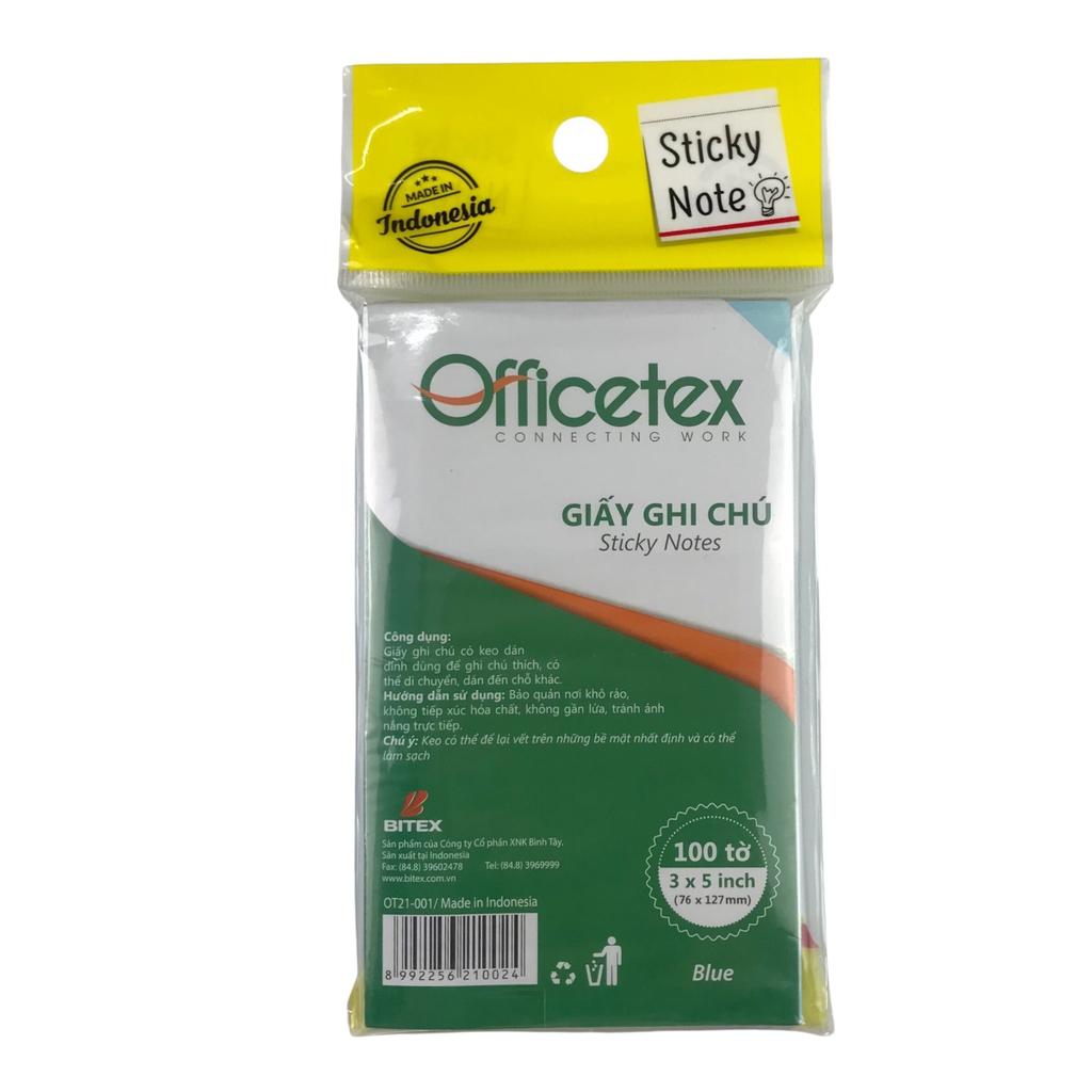 Giấy note Officetex OT21-001 3x5inch (12)