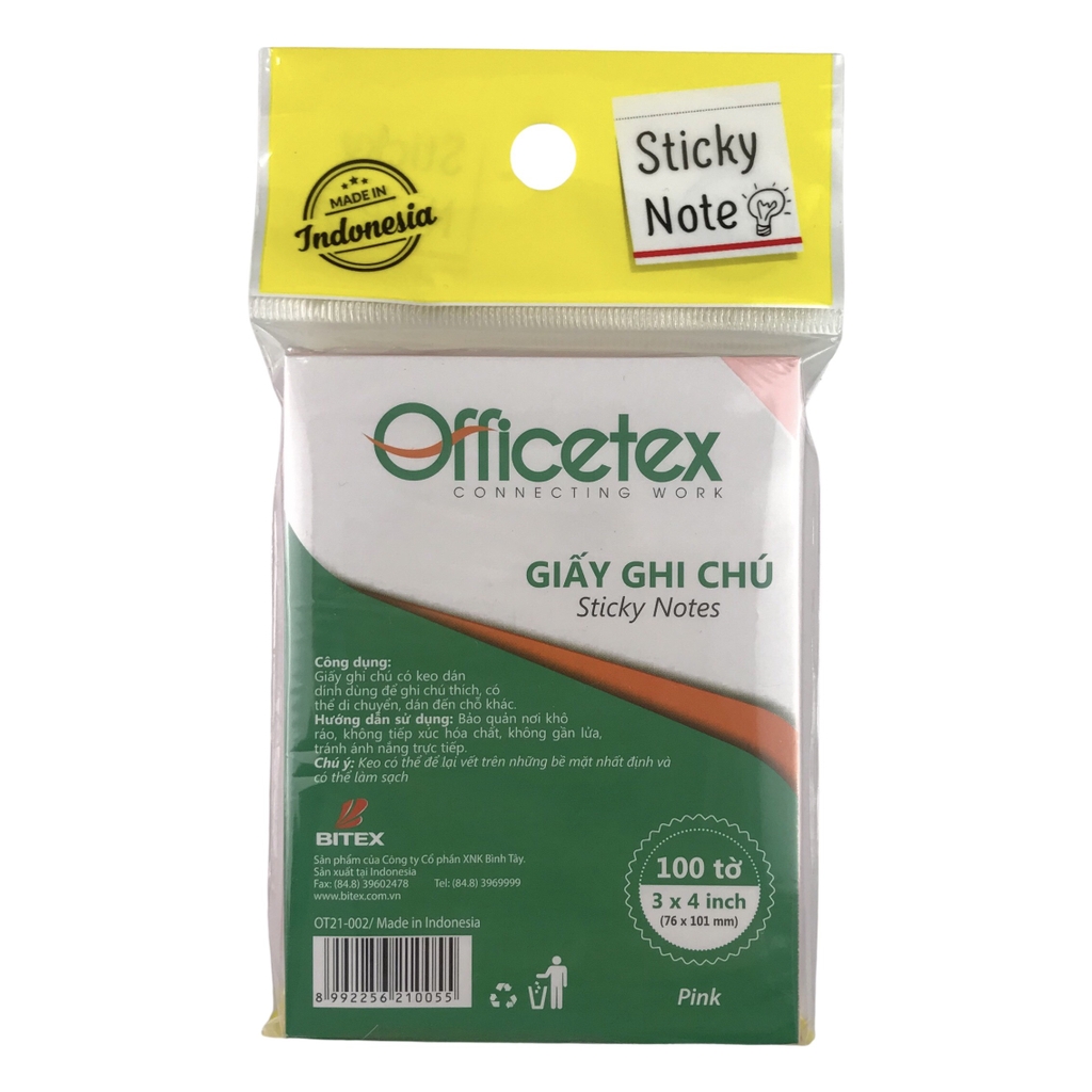 Giấy note Officetex OT21-002 3x4inch (12)